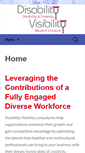 Mobile Screenshot of disabilityvisibility.com