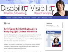 Tablet Screenshot of disabilityvisibility.com